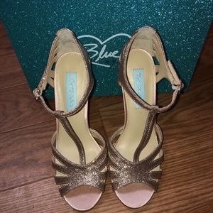 Blue by Betsey Johnson T-Strap Heels